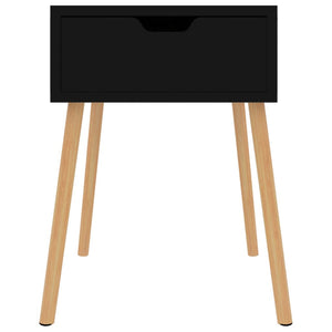 vidaXL Nightstand Black 40x40x56 cm Engineered Wood