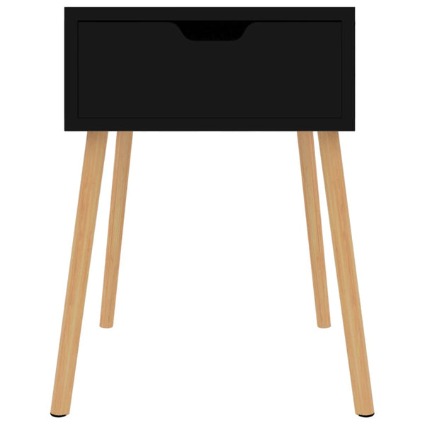 vidaXL Nightstands 2 pcs. Black 40x40x56 cm Engineered Wood