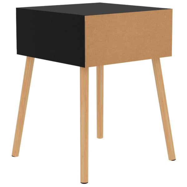 vidaXL Nightstands 2 pcs. Black 40x40x56 cm Engineered Wood