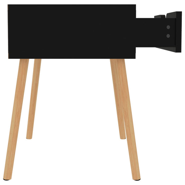 vidaXL Nightstands 2 pcs. Black 40x40x56 cm Engineered Wood
