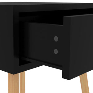 vidaXL Nightstands 2 pcs. Black 40x40x56 cm Engineered Wood