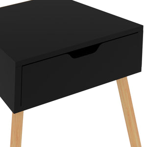 vidaXL Nightstands 2 pcs. Black 40x40x56 cm Engineered Wood