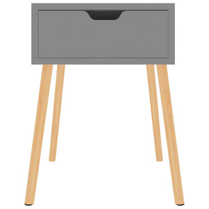 vidaXL Nightstands 2 pcs. Gray 40x40x56 cm Engineered Wood