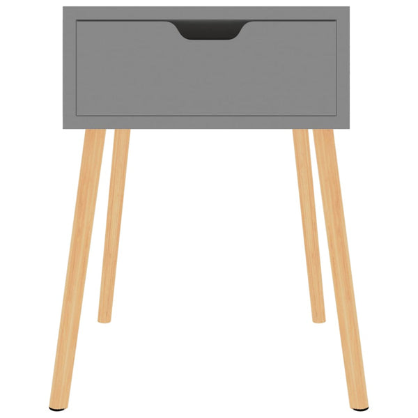 vidaXL Nightstands 2 pcs. Gray 40x40x56 cm Engineered Wood