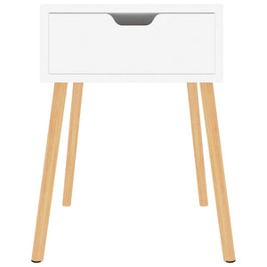 vidaXL Nightstands 2 pcs. High Gloss White 40x40x56 cm Engineered Wood