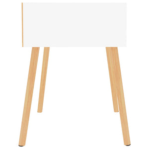 vidaXL Nightstands 2 pcs. High Gloss White 40x40x56 cm Engineered Wood