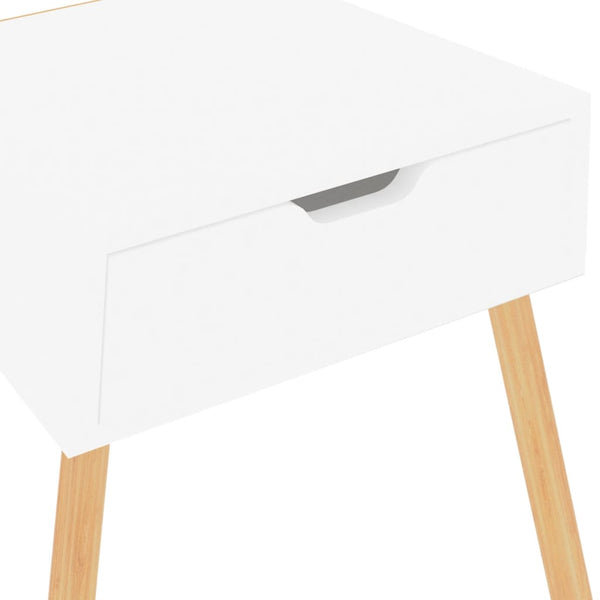 vidaXL Nightstands 2 pcs. High Gloss White 40x40x56 cm Engineered Wood