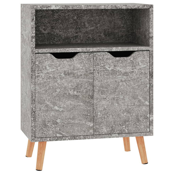 vidaXL Sideboard Concrete Gray 60x30x72 cm Engineered Wood