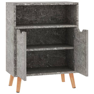 vidaXL Sideboard Concrete Gray 60x30x72 cm Engineered Wood