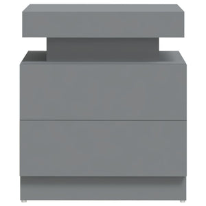 vidaXL Nightstand Grey 45x35x52 cm Engineered Wood
