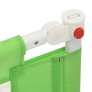 vidaXL Toddler Bed Rail Green 160x25 cm Fabric
