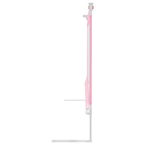 vidaXL Toddler Bed Rail Pink 90x25 cm Fabric