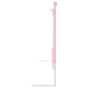 vidaXL Toddler Bed Rail Pink 100x25 cm Fabric