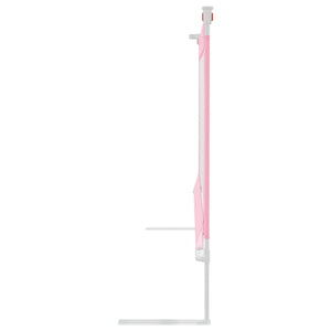 vidaXL Toddler Bed Rail Pink 180x25 cm Fabric