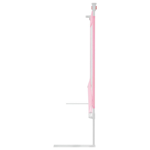 vidaXL Toddler Bed Rail Pink 190x25 cm Fabric