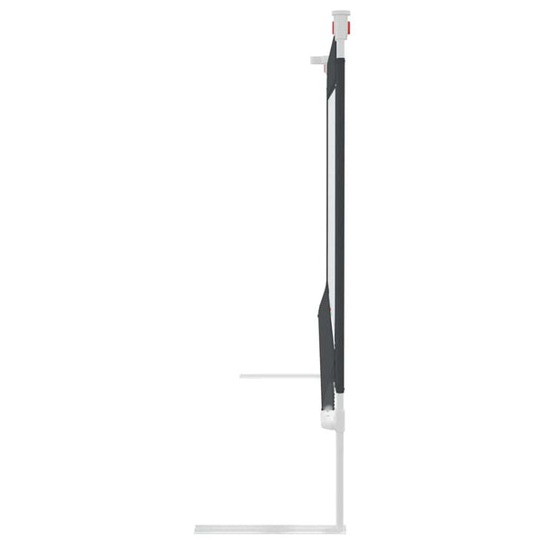 vidaXL Toddler Bed Rail Dark Grey 180x25 cm Fabric