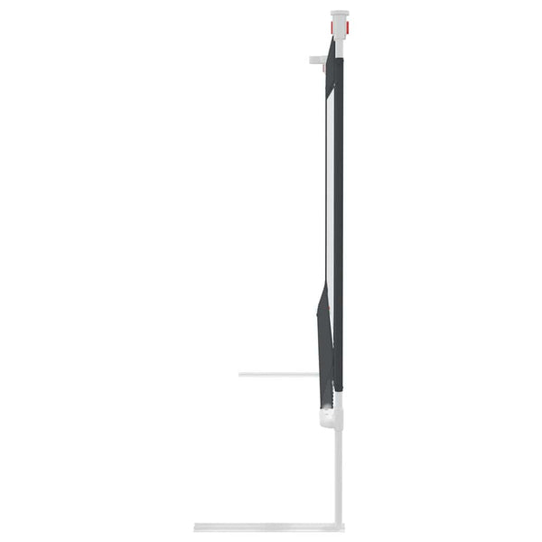 vidaXL Toddler Bed Rail Dark Grey 190x25 cm Fabric
