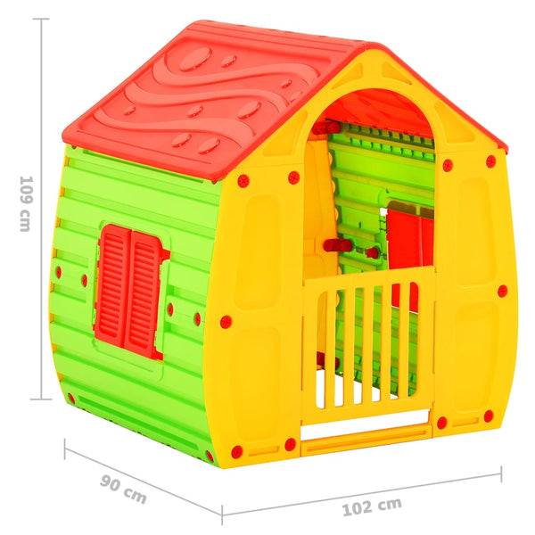 vidaXL Kids' Playhouse 102x90x109 cm
