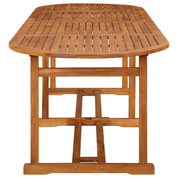 vidaXL Garden Dining Table 280x90x75 cm Solid Acacia Wood