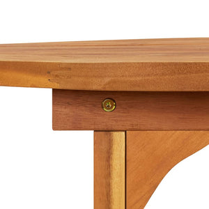 vidaXL Garden Dining Table 280x90x75 cm Solid Acacia Wood