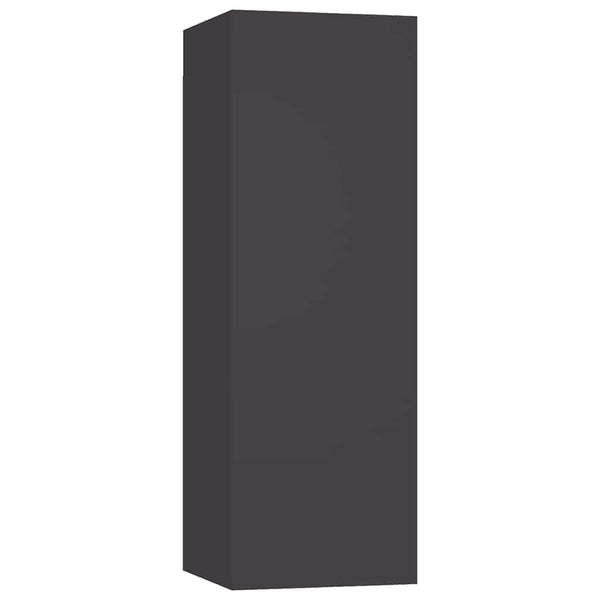 Grauer TV-Schrank, hängend, 90 cm