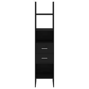 vidaXL Bookshelf Black 40x35x180 cm Engineered Wood