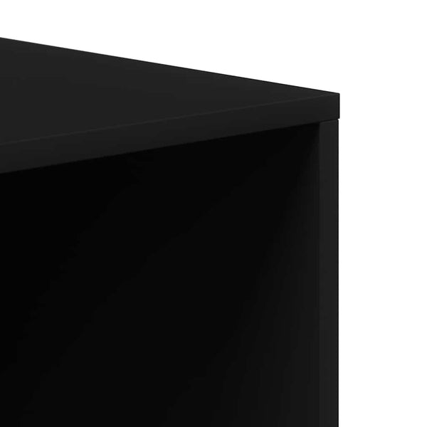 vidaXL Shoe Cabinet Black 105x35x35 cm Engineered Wood