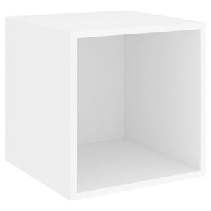 Wandschränke Weiß 37x37x37cm, 2er Set