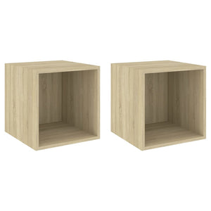 Wandschränke Sonoma-Eiche, 2er Set