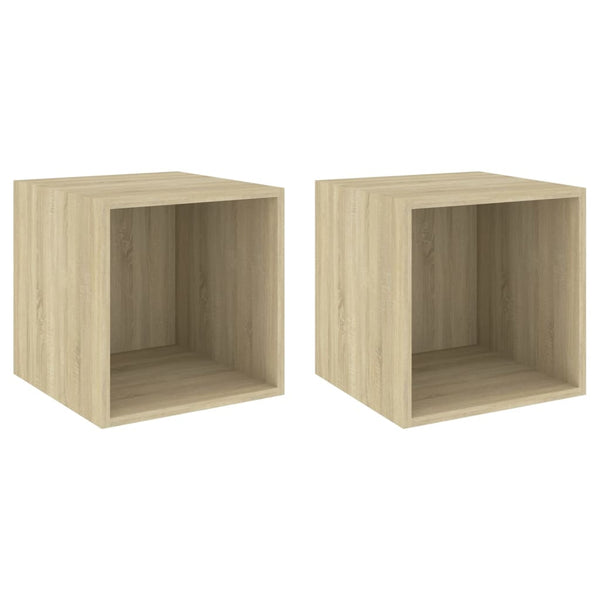 Wandschränke Sonoma-Eiche, 2er Set