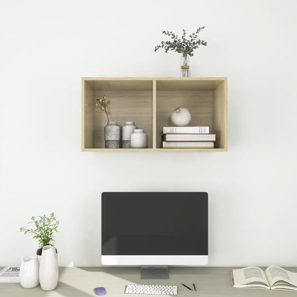 TV-Wandschrank Sonoma-Eiche 37x72 cm