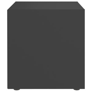 Graue TV-Schränke, 2er-Set, 37 cm