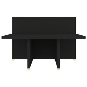 vidaXL Coffee Table Black 111.5x50x33 cm Engineered Wood