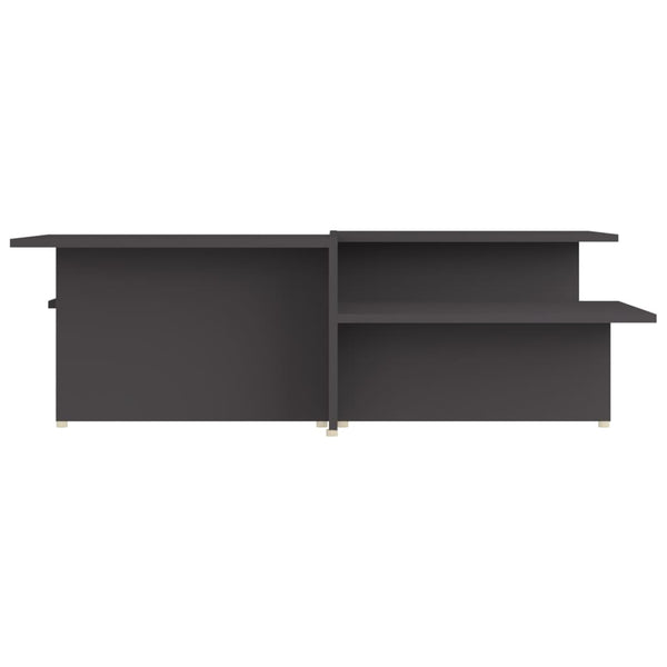 vidaXL Coffee Tables 2 pcs. Grey 111.5x50x33 cm Engineered Wood
