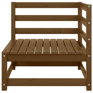 vidaXL Garden Corner Sofa Honey Brown Solid Pine Wood