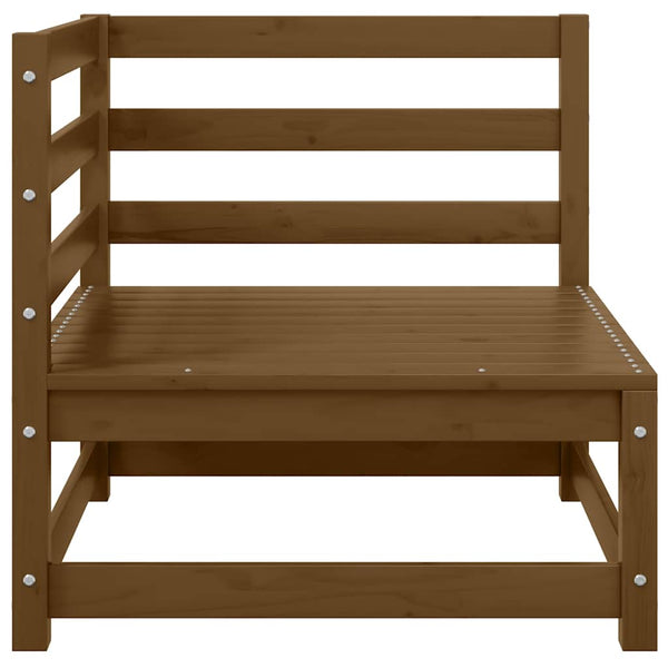 vidaXL Garden Corner Sofa Honey Brown Solid Pine Wood