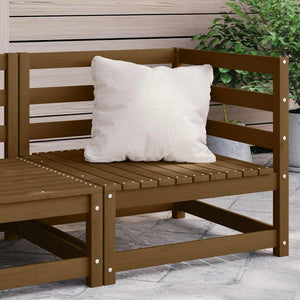 vidaXL Garden Corner Sofa Honey Brown Solid Pine Wood