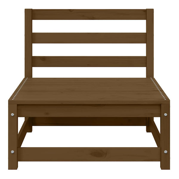 vidaXL Garden Center Sofa Honey Brown Solid Pine Wood