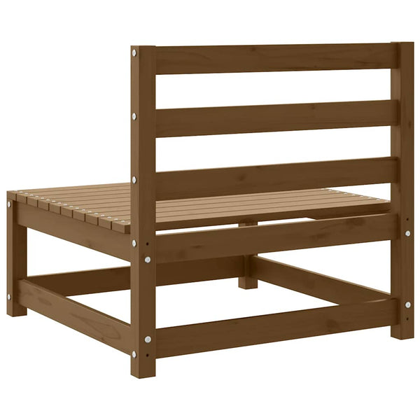 vidaXL Garden Center Sofa Honey Brown Solid Pine Wood