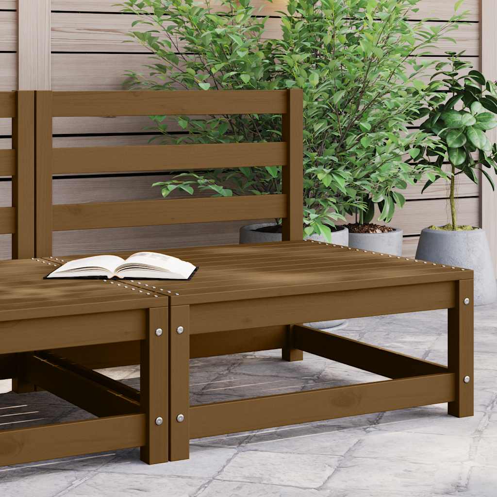 vidaXL Garden Center Sofa Honey Brown Solid Pine Wood