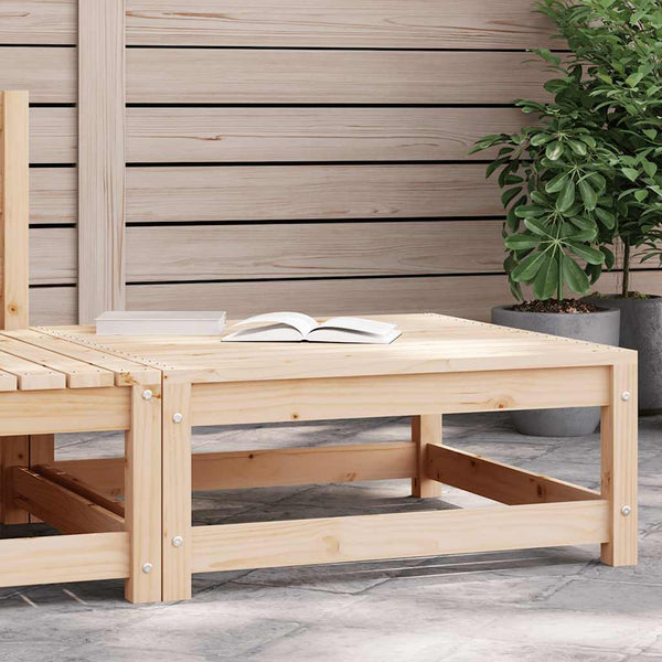 vidaXL Garden Stool 70x70x30 cm Solid Pine Wood