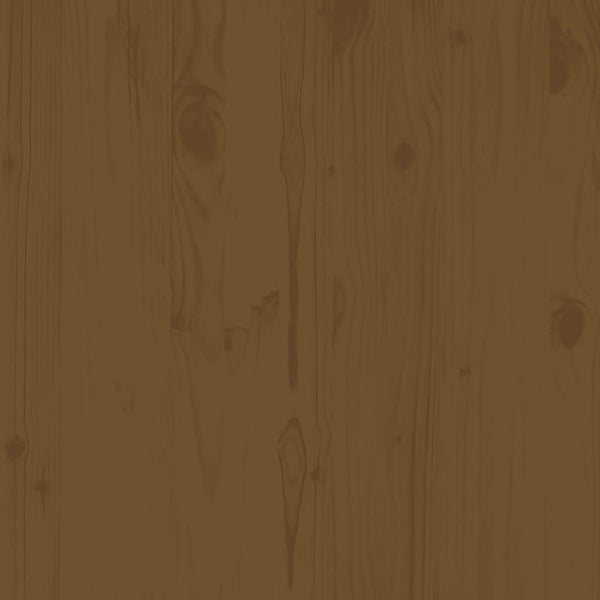 vidaXL Garden Stool 70x70x30 cm Honey Brown Solid Pine Wood