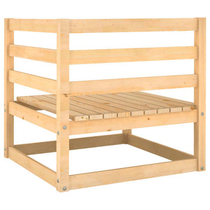 vidaXL 2-Seater Garden Sofa with Cushions Solid Pine Wood