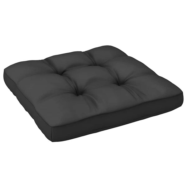 vidaXL 2-Seater Garden Sofa with Cushions Grey Solid Pine