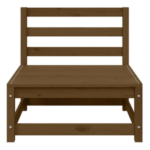 vidaXL Garden Center Sofas with Cream Cushions 2 pcs Solid Pine Wood