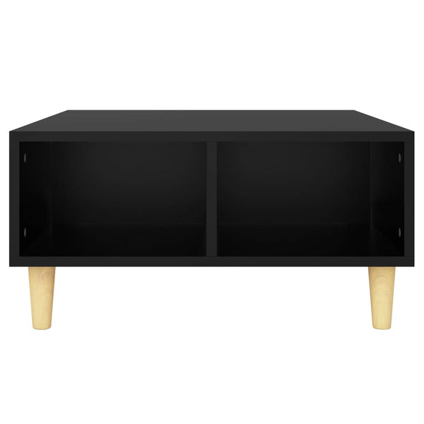 vidaXL Coffee Table Black 60x60x30 cm Engineered Wood