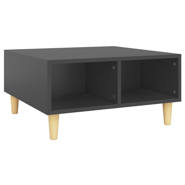 vidaXL Coffee Table Grey 60x60x30 cm Engineered Wood