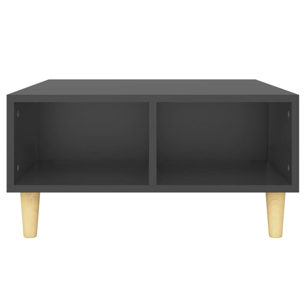 vidaXL Coffee Table Grey 60x60x30 cm Engineered Wood