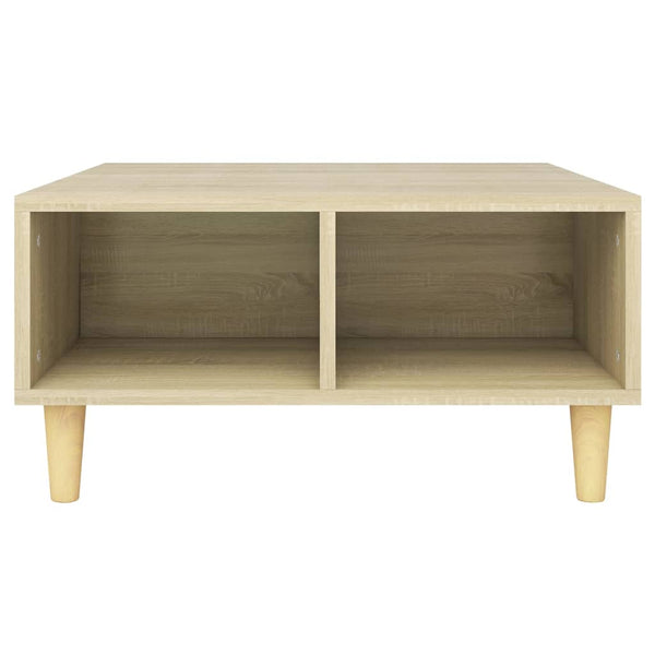 vidaXL Coffee Table Sonoma Oak 60x60x30 cm Engineered Wood