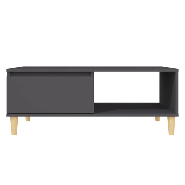 vidaXL Coffee Table Grey 90x60x35 cm Engineered Wood
